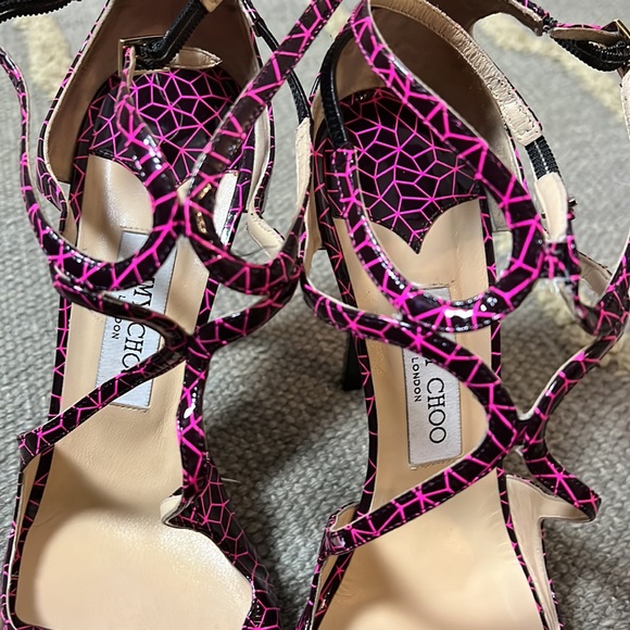 Jimmy Choo-Lance Sandal - Picture 9 of 13